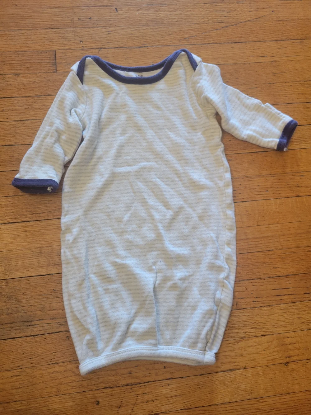 100% Organic Cotton Neutral Gray & White Baby 5- Pc Sleeper Set